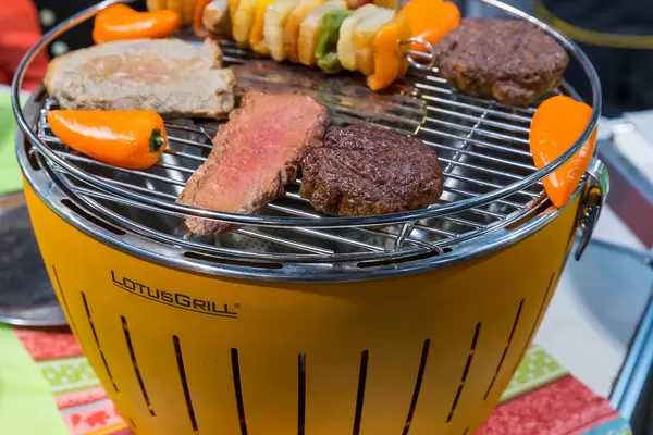 Lotusgrill: Holzkohlegrill ohne Rauch