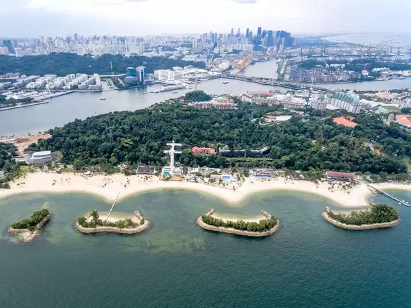 Luftaufnahme: Siloso Strand