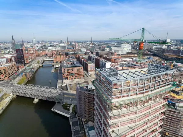 Luftbild: Hamburg-Speicherstadt und Hafencity