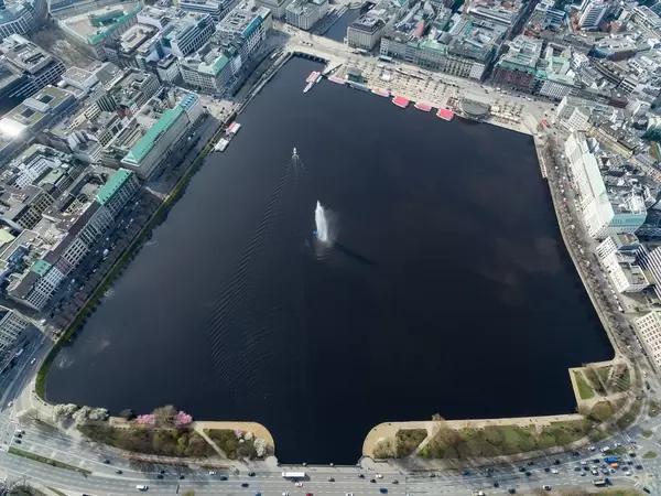 Luftbild: Hamburger Binnenalster