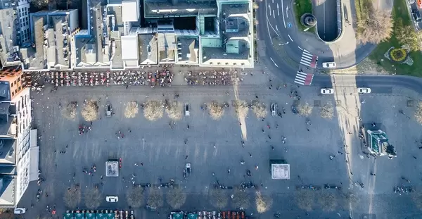 Luftbild: Heumarkt Köln