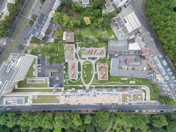 Luftbild: Oskar-Jäger-Straße Köln