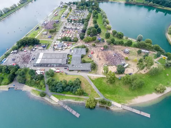 Luftbild: Springinsfeld Festival 2017 in Köln