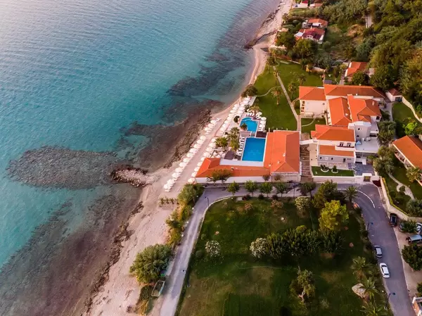 Luftbild von Melior Resorts in Afitos, Griechenland