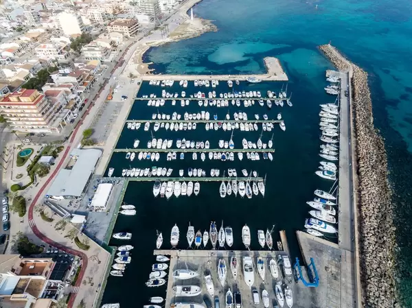 Luftbild: Yachthafen Can Picafort, Mallorca