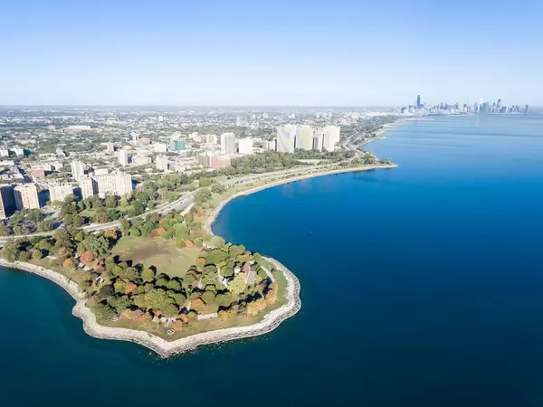 Luftbildaufnahme: Promontory Point, East Hyde Park und Indian Village