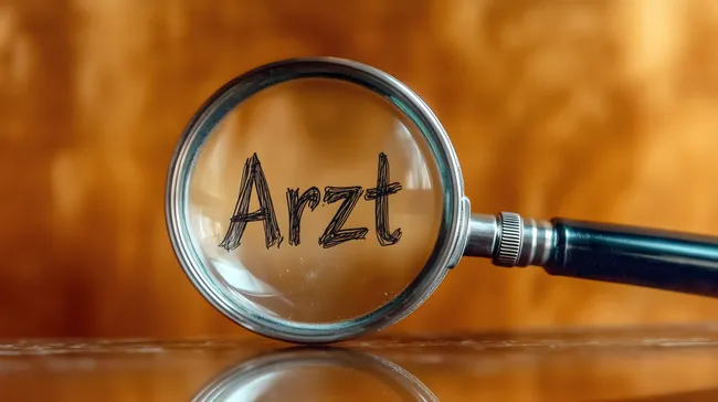 Lupe enthüllt detaillierten Medizinischen Begriff