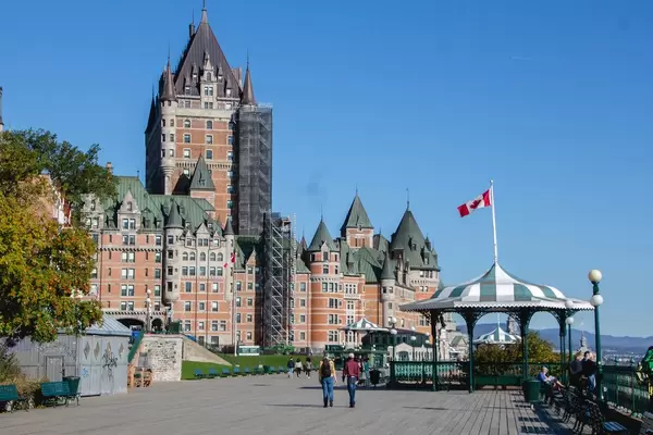 Luxushotel Château Frontenac Luxushotel im Zentrum der kanadischen Stadt Québec