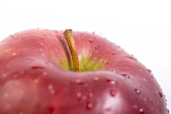 Macro of delicious red Apple