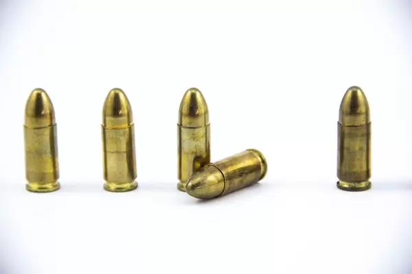 Macro Shot of Bullets