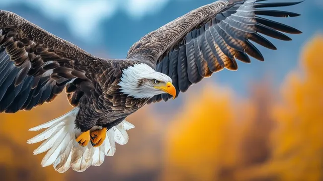 Majestätischer Seeadler im Flug - Fotoshooting Natur
