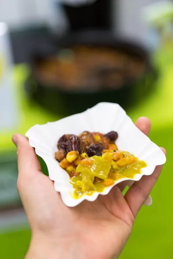 Mal kosten: Bio Chili sin Carne mit Reiß