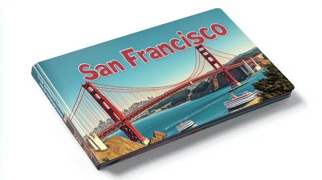 Malerische Golden Gate Brücke in San Francisco