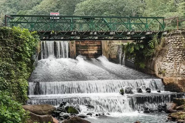 Man-made dam in with bridge in Mambukal Resort (Flip 2019)