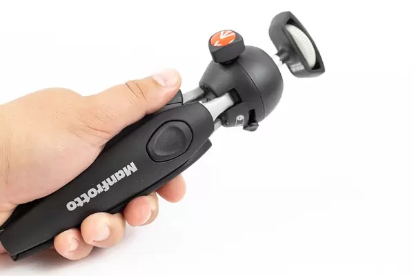 Manfrotto Desktop Tripod for camera in the hand