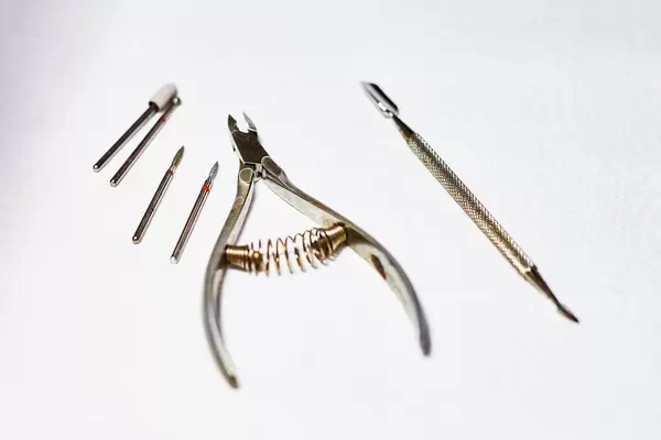 Manicure set for nail care kit