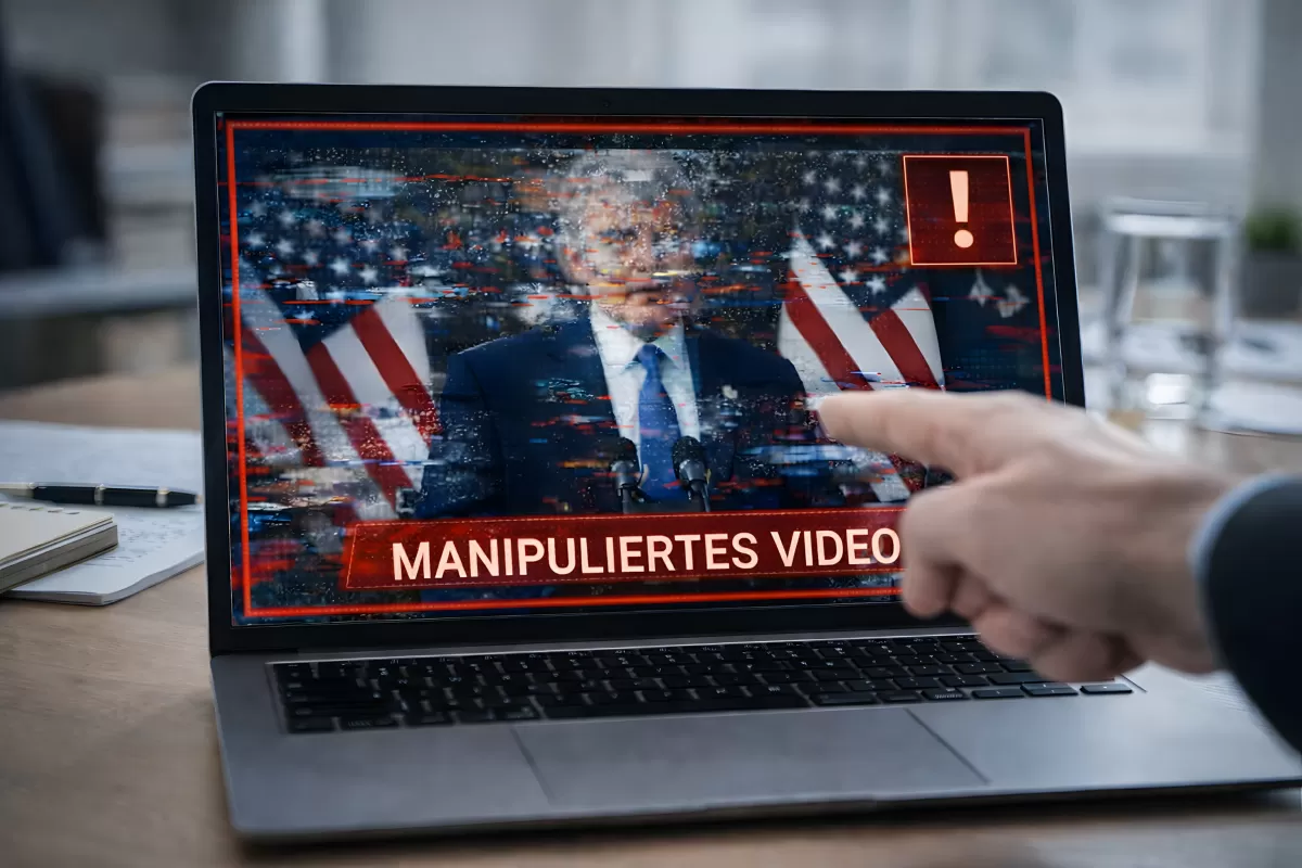 Manipulierte Videoaufnahme zeigt politische Figur