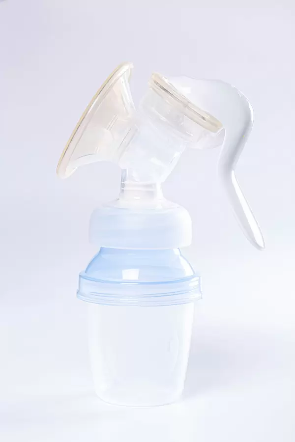 Manual breast pump, close up