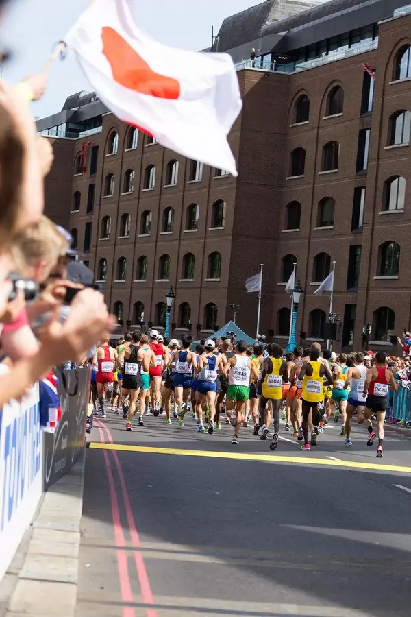 Marathon Finale bei den  IAAF Leichtathletik-Weltmeisterschaften 2017 in London