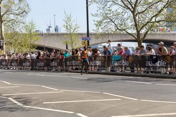 Marathon runner at London Marathon 2018