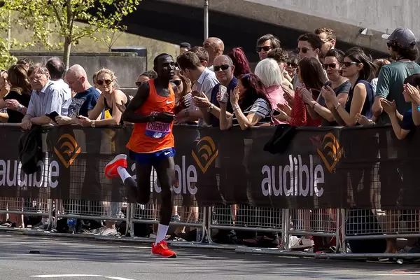 Marathon runner Lawrence CHERONO - London Marathon 2018
