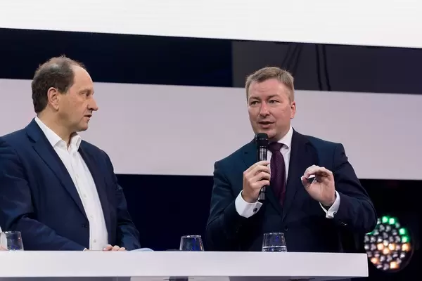 Marc Hansen, Minister Delegate for Digitalisation Government of Luxembourg and Alexander Graf Lambsdorff, Member of the German Parliament Deutscher Bundestag discussing about the digital future of Europes