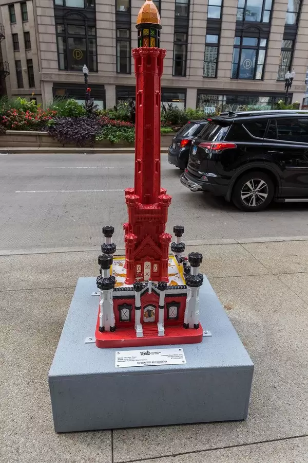 Marking the 150th anniversary of Chicago's Water Tower: a landmark along the Magnificent Mile shopping district
