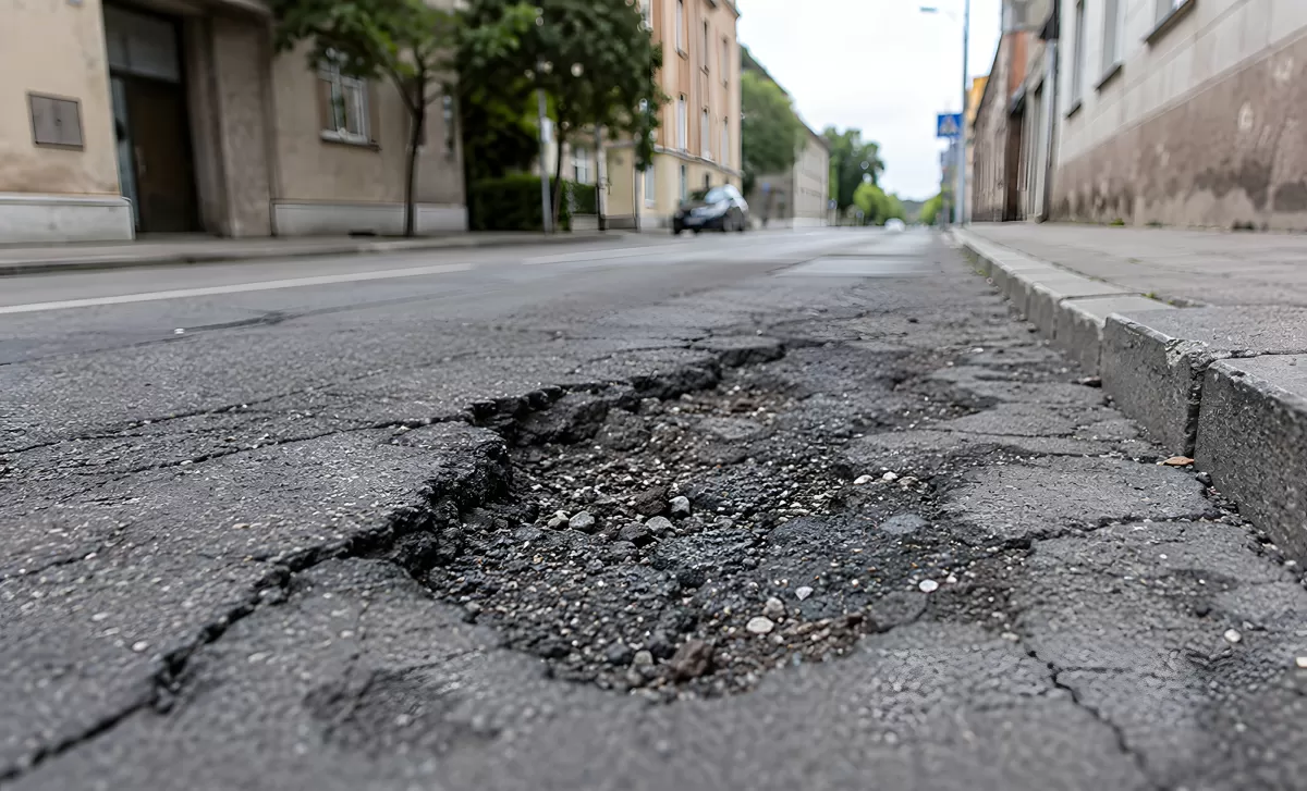 Marode Straßen in Deutschland