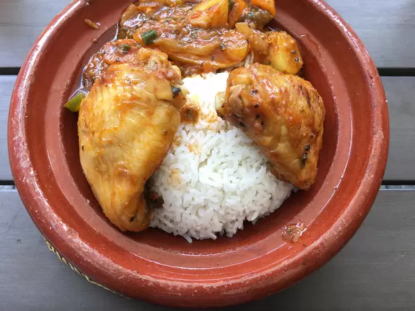 Marokkanisches Zitronenhähnchen