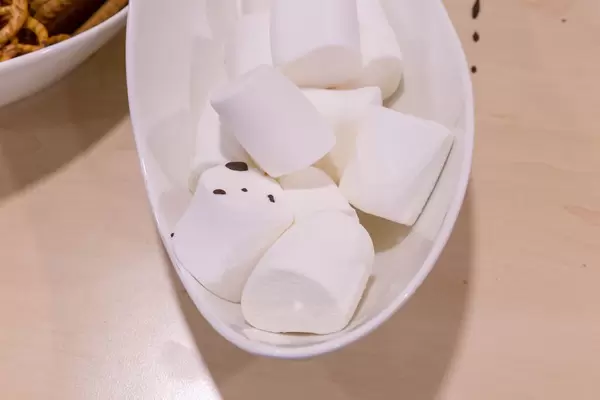 Marshmallows in a bowl