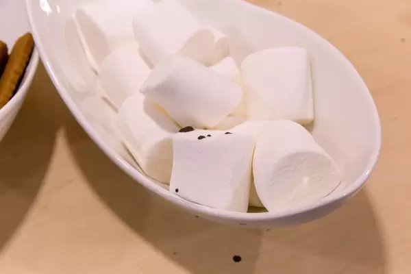 Marshmallows - Mäusespeck in einer Schüssel