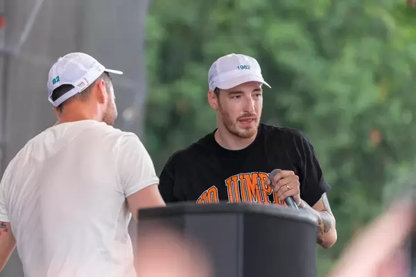 Marteria & Casper während eines Konzerts