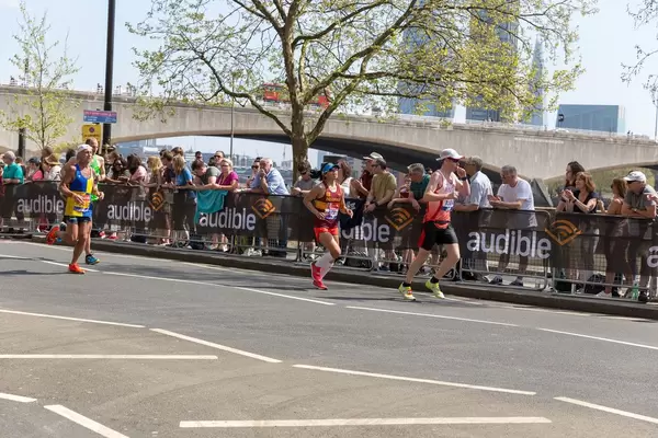 Matthew Blagg, Jane Vongvorachoti, Jim Morris - London Marathon 2018
