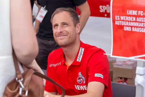 Matthias Lehmann während der Autogrammstunde