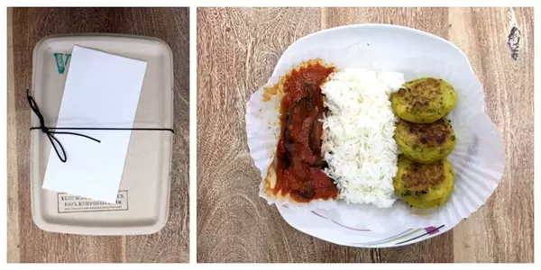 Mealmates: Aloo ti Tikki mit würzigen Auberginen und Jasmin Reis