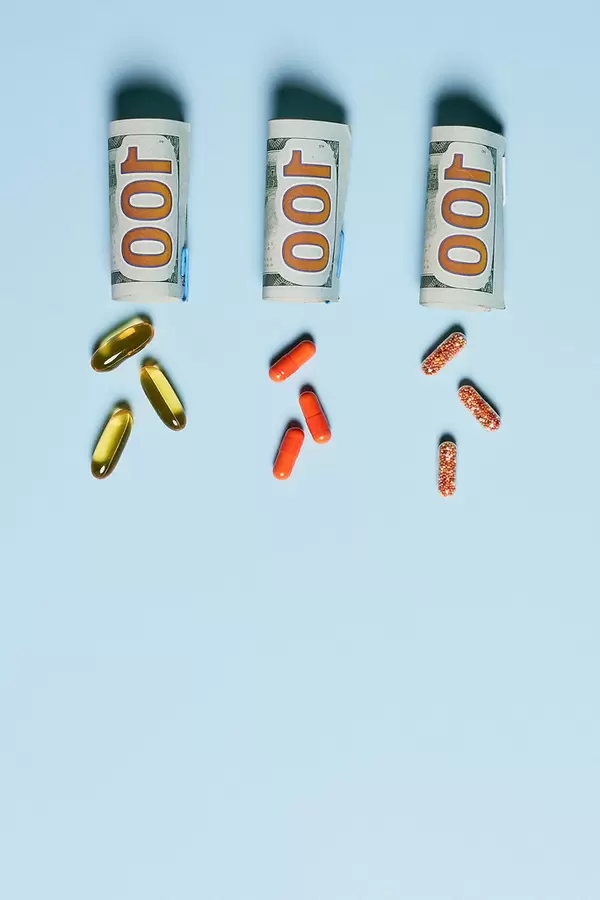 Medical pills and dollar rolls