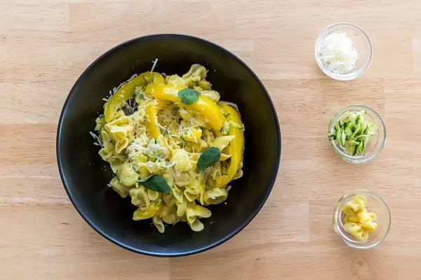 Mediterrane Fiorelli mit Pilzfüllung von Hellofresh