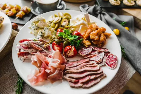 Mediterranean Antipast Asorti With Meat