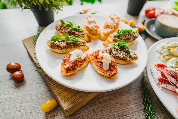 Mediterranean Antipast Asorti With Pesto