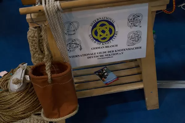 Messestand Internationale Gilde der Knotenmacher, boot Düsseldorf 2017