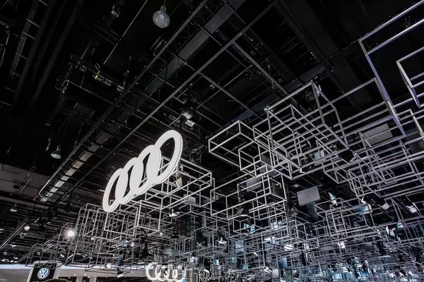 Messestand von Audi bei der IAA 2017 in Frankfurt am Main