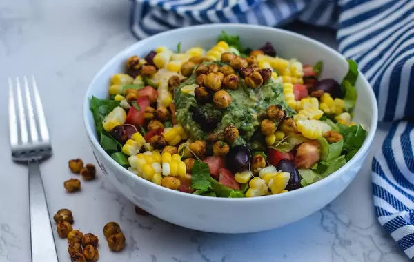 Mexican Salad with Chickpea, corn and tomato (Flip 2019)