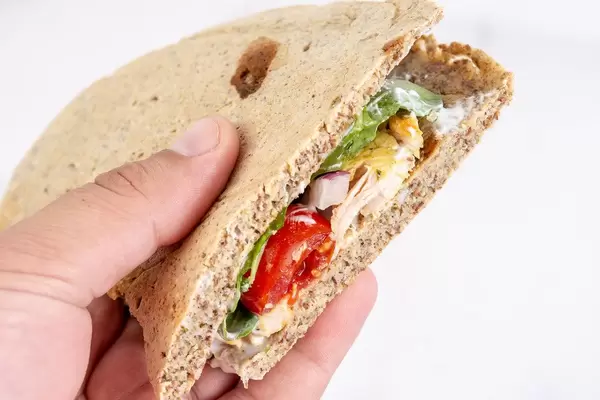 Mexikanische Snacks mit Tomaten, Fleisch und Gemüse