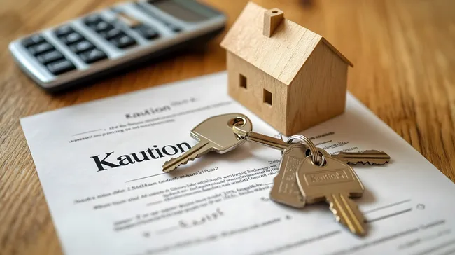 Mietkaution und Vertrag - Schlüssel für neue Unterkunft