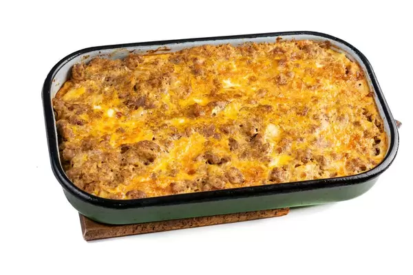 Minced Meat and Potatoes homemade pie