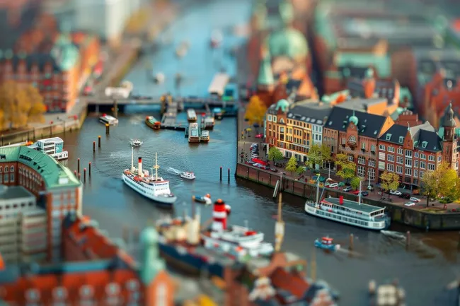 Miniatur-Metropole am Hamburger Hafen