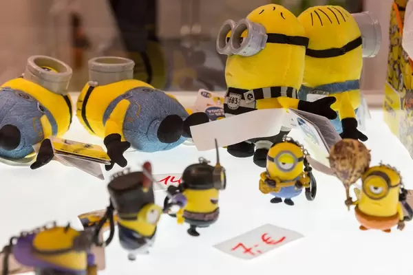 Minions Plüschfiguren - Gamescom 2017, Köln