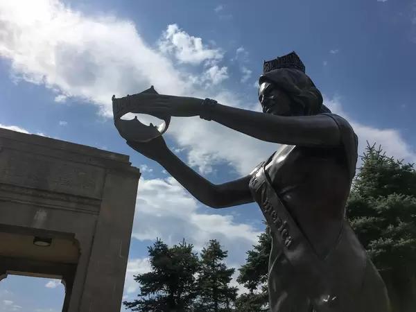 Miss America Statue in Atlantic City, USA
