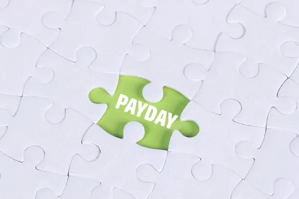 Missing puzzle piece with Payday text