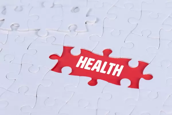 Missing puzzle pieces with a Health text